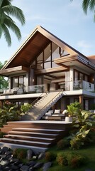 Fototapeta premium beach house