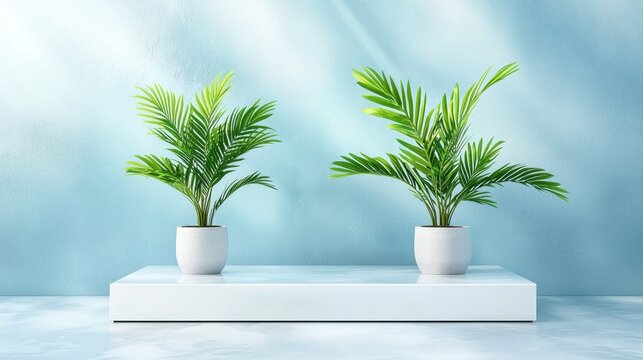 A sleek and modern podium platform made with clean lines and a high gloss finish, ideal for showcasing products or giving presentations