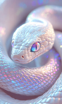 Glitter snake art illustration wallpaper