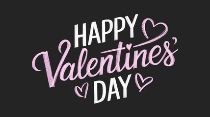 Obraz premium chalk lettering with calligraphy inscription 