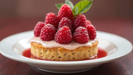 Cake raspberry dessert fruit