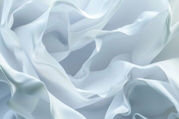 Obraz premium Abstract white fabric texture background.
