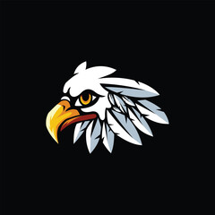 Head Eagle Modern Illustration Creative Design Logo