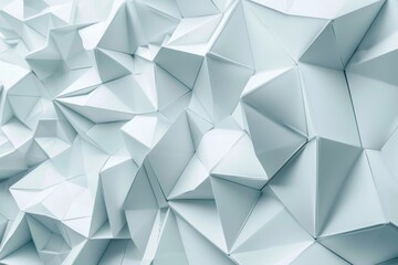 Fototapeta premium Abstract white geometric pattern background. (2)