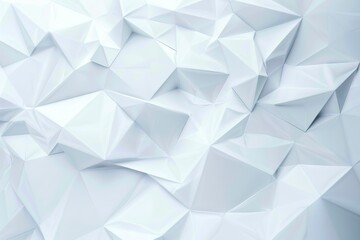 Obraz premium Abstract white geometric pattern.