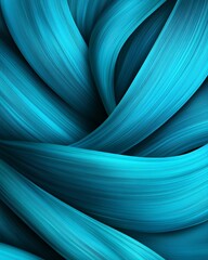 Obraz premium Abstract turquoise wave background