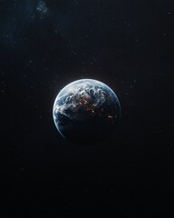 Naklejka premium Earth from Space