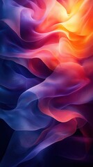 Fototapeta premium A vibrant abstract composition with flowing colors, creating a sense of movement and depth.