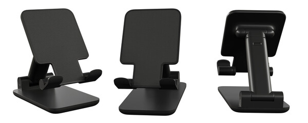 folding phone holder isolated on white