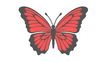 butterfly isolated on white ,Butterfly Logo