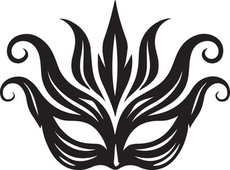 Venetian carnival mask illustration vector