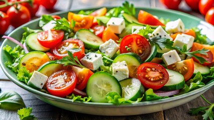 Fresh Feta Salad Photography: Vibrant Summer Recipes & Healthy Eating