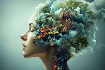 Generative creation highlights a unique approach to wellbeing and mindfulness.