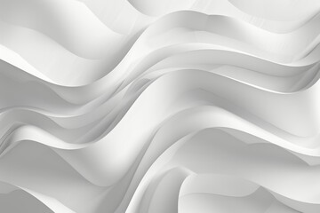 Obraz premium Abstract white wavy background. (4)
