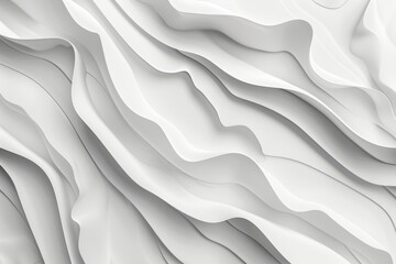 Obraz premium Abstract white wavy texture background. (1)