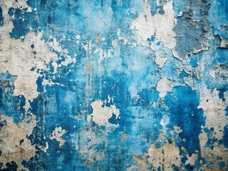 Obraz premium Grunge Blue White Abstract Wallpaper, High Resolution Background, Depth of Field Texture, Digital Art