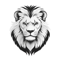 Fototapeta premium white icon of Wildlife isolated on a transparent background Minimalist flat icon, vector logo style sign clipart on a no background png