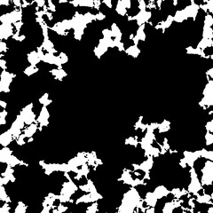 ILLUSTRATION ABSTRACT GRUNGE BLACK GRAINY TEXTURE ISOLATED ON WHITE BACKGROUND. DISTRESS DIRTY ROUGH MONOCHROME COLOR DESIGN VECTOR