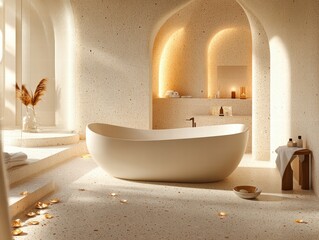 Captivating Bathroom Photography Elegant Space Professional Capture Serene Environment Interior View Modern Design