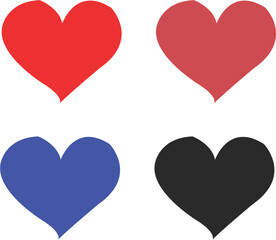 Red and black vector design in illustrator