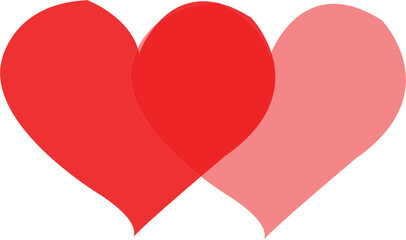 Red and black vector design in illustrator