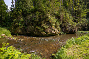 Bilder aus dem Polenztal Hohnstein Elbsandsteingebirge