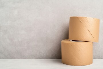 Eco Friendly Kraft Paper Tape Rolls Packaging Supplies Sustainable Material