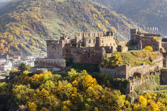Burg Rheinfels castle, Sankt Goar, Rhineland-Palatinate, Germany