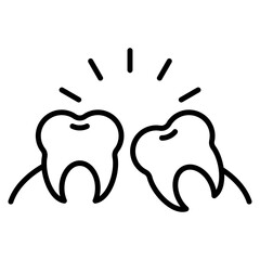 impacted tooth single icon