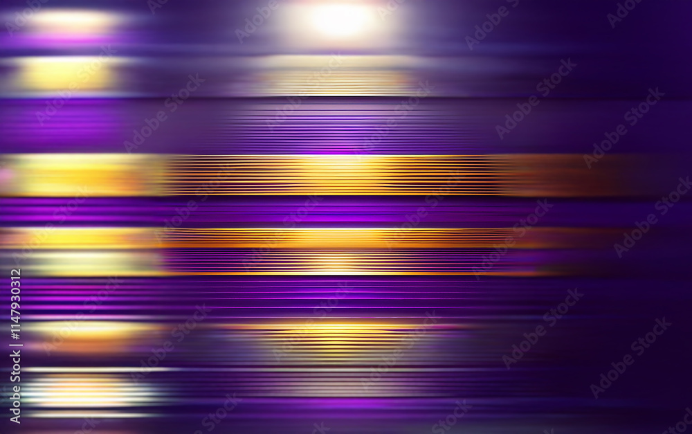 Aufkleber a purple and gold abstract background with horizontal lines and a blurred effect.