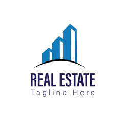 Minimal Real Estate Logo design