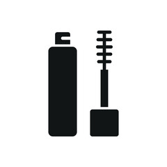 Mascara Beauty Makeup Icon showcases a modern and stylish look, ideal for highlighting eye makeup, beauty routines, or makeup artist services