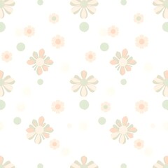 Pastel Floral Seamless Pattern 