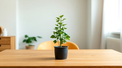 plant on the table