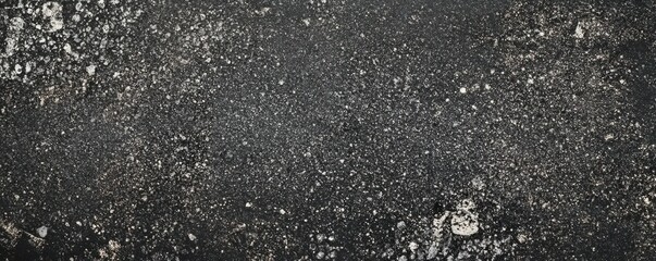 Grey monochrome dark noise texture grunge abstract banner poster header backdrop with black and white grains