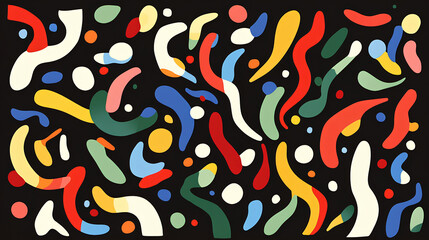 Abstract Geometric Colorful Background