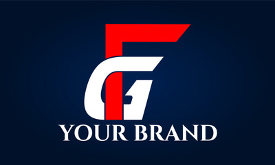 fg letters, fg logo, business, brand, company, design, vector, modern, 