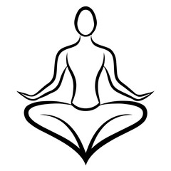Woman yoga  logo vector templates. Nurturing Peace Through Movement.