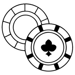 Casino chips for gambling &ndash; poker, roulette, and the thrill of the game at your fingertips.