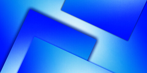 blue abstract background with geometric illustration and space