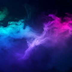 Obraz premium Colorful Swirling Smoke Patterns Create a Vibrant Abstract Background Ideal for Artistic Designs and Digital Projects in Various Settings