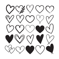 Heart Icon Bundle, Heart Vector Bundle