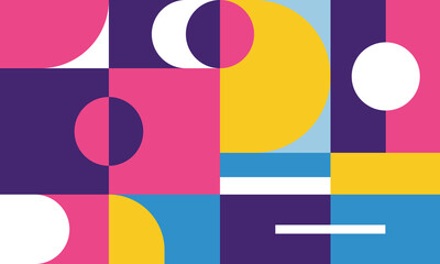 Colorful Geometric Abstract Background. For Design Template