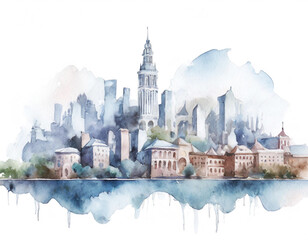 Miasto ilustracja