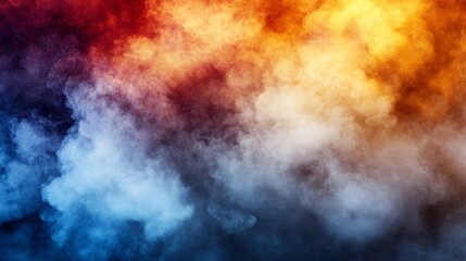 Obraz premium Abstract Colorful Smoke Cloud Background Texture