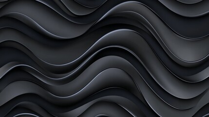 Obraz premium Abstract Dark Wave Pattern Background Design