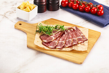 Italian pork sausage - prosciutto crudo