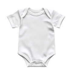 A plain white baby onesie suitable for infants and toddlers, perfect for customization.
