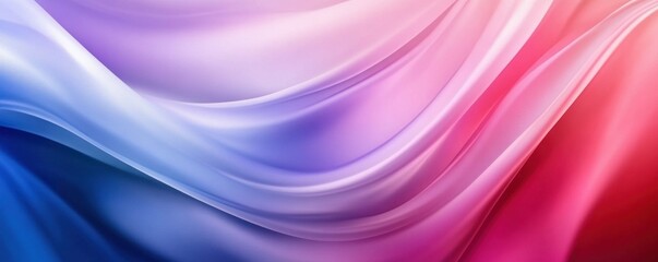 Obraz premium A vibrant abstract design featuring flowing colors in shades of pink, blue, purple, and red, with a grainy texture, suitable for a summer banner, header, or poster.