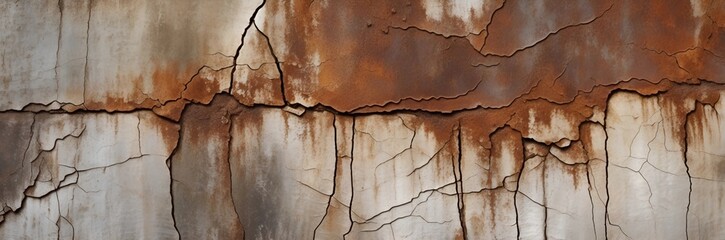 Obraz premium rusty metal background wit holes and dirt